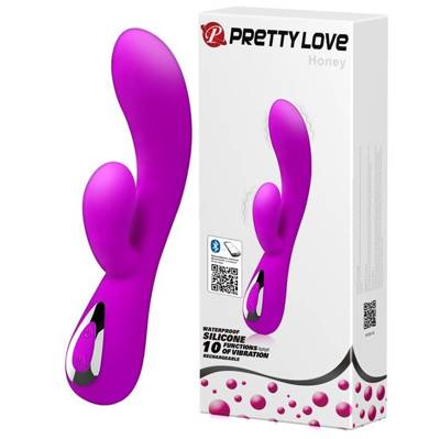 Wibrator Silikonowy Pretty Love Honey Rechargeable z Aplikacją