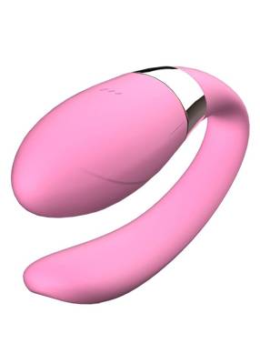 Wibrator Typu Podkówka dla Obojga Partnerów - V-vibe Pink Boss Series