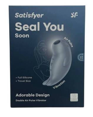 Wibrator Zasysający Satisfyer Seal You Soon  Double Air Pulse Vibrator