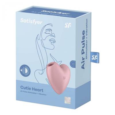 Wibrujący Stymulator Powietrzny do Łechtaczki - Satisfyer Cutie Heart