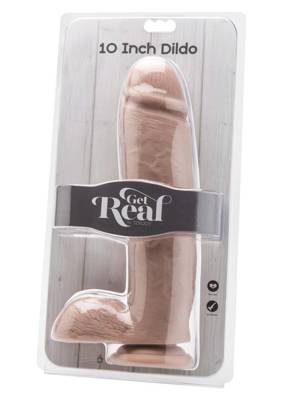 Wielki Gruby Fiut Z Jajami - Get Real 10" 24cm