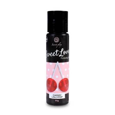 Wiśniowy Lizak Żel Do Seksu Oralnego - Sweet Love Foreplay Gel Cherry Lollipop