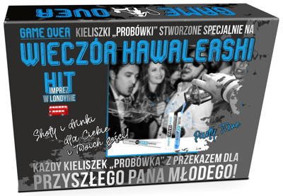 Zestaw 6 Kieliszków-Probówek 60ml - Game Over