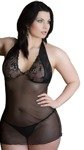 Czarna Koszulka Marylin SoftLine Plus Size 1017