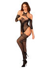 Czarny Bodystocking G333 Obsessive