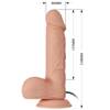 Naturalny Penis z Wibracją Dildo Beautiful Bahamut Glide&Slide-Skin