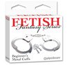 Porządne Metalowe Kajdanki na Ręce Beginner's Metal Cuffs Fetish Fantasy