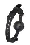 Regulowany Dziurkowany Knebel - Blaze Ball Gag Black