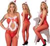 SEXY ŚWIĘTA! LivCo Corsetti Bodystocking Magali Christmas PREZENT